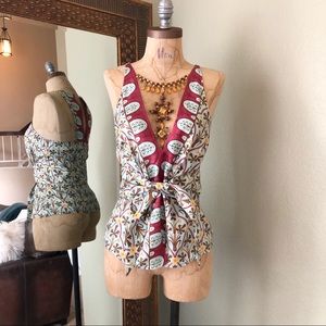 Anthropologie Tracy Reese 100% Silk Top Blouse